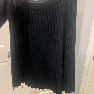 Kerisma Black Midi Pleated Skirt